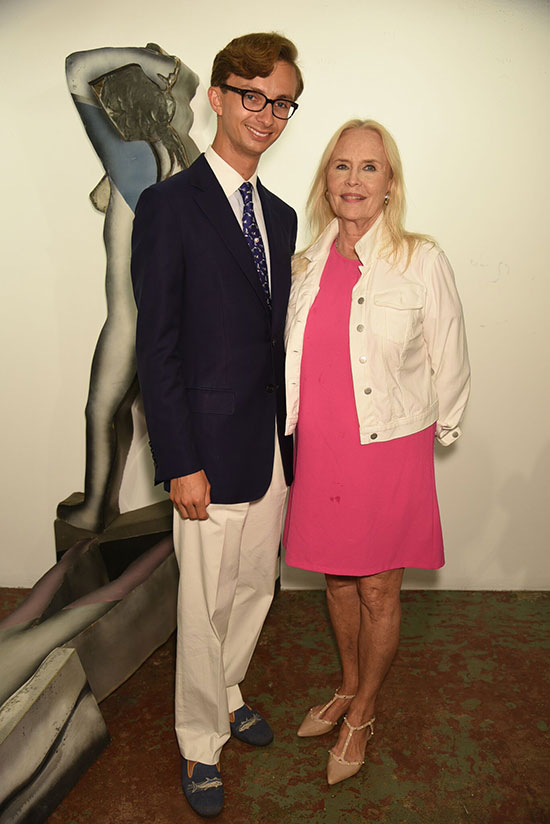 Cole Rumbough and Cornelia Bregman. Photo courtesy of Vered Gallery.