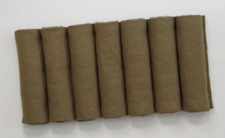 "Ohne Title (aus PLIGHT) by Joseph Beuys, 1985. Felt, 57 7/8 x 129 7/8 x 16 inches. Courtesy Guild Hall.