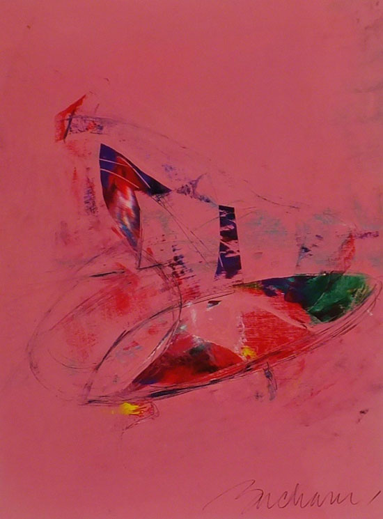 "Sufi" by Athos Zacharias, 1998. Oil on paper, 20 x 15 inches. Courtesy of Lawrence Fine Art.