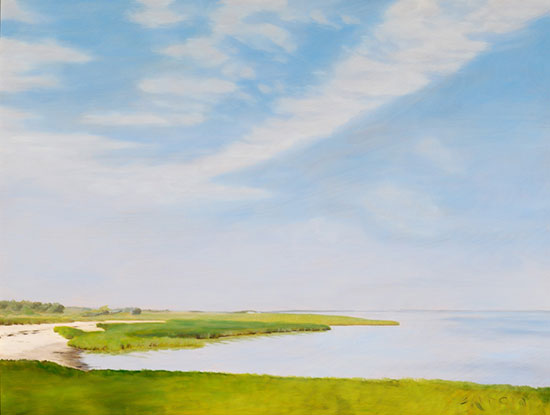 "Morning Quiet" by Eileen Dawn Skretch, 2010. 36 x 48 inches. Courtesy of the artist.