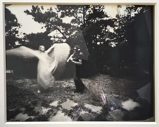"Dancin' It Up" by Will Ryan and Pipi Deer. 8 x 10 Polaroid, 22 x 18 inches.