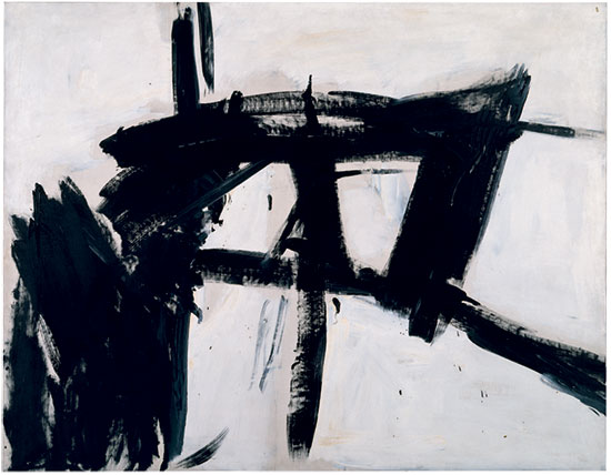 "Vawdavitch" by Franz Kline, 1955. Oil on canvas, 158.1 x 204.9 cm. Museum of Contemporary Art Chicago, Claire B. Zeisler 1976.39. © ARS, NY and DACS, London 2016. Photo: Joe Ziolkowski.