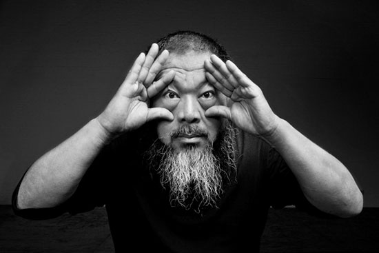 Ai Weiwei, 2012. Photo by Gao Yuan. Courtesy of the Brooklyn Museum.