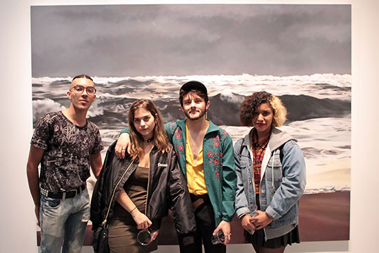 Young Artists Jesus Salinas, Valentina Vidusin, Mikey Lopez and Lydia Idana. Photo by Tom Kochie.