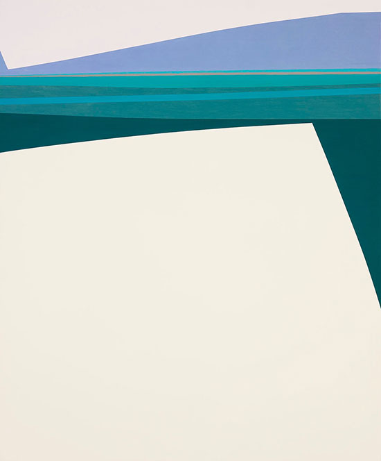 "Seascape" by Helen Lundeberg, 1962. oil on canvas. 60 x 50 inches. © The Feitelson / Lundeberg Art Foundation.