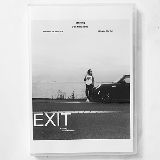 Cover of "Exit," a film by Adam Baranello. Courtesy of the artist.