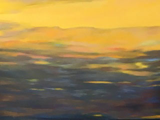 "Seascape" by Sally Breen. Courtesy of The White Room Gallery.