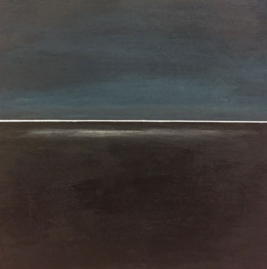 "Still" by Kathryn Odell-Hamilton. Acrylic, 10 x 10 inches. Courtesy of The South Street Gallery.