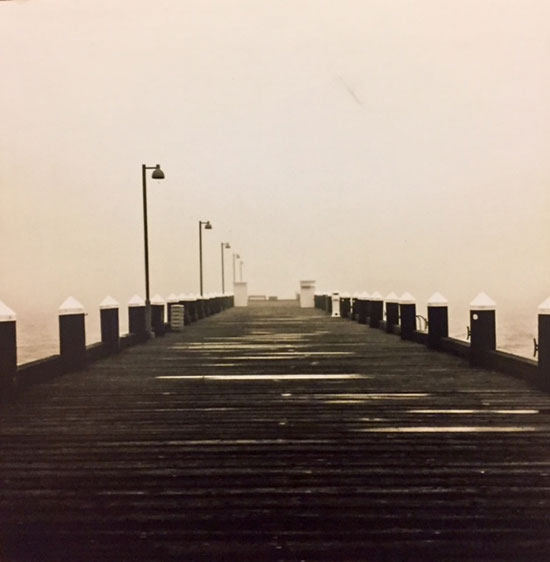 “The docks” by Jackson Runo-Wile. photograph, 10 x 10 inches. Courtesy of The South Street Gallery.