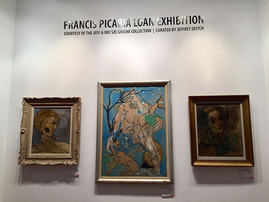 Francis Picabia exhibit curated by Jeffrey Deitch. Photo by Sandra Hale Schulman.