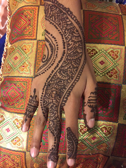 Henna Tattoo. Courtesy of Southampton Cultural Center.
