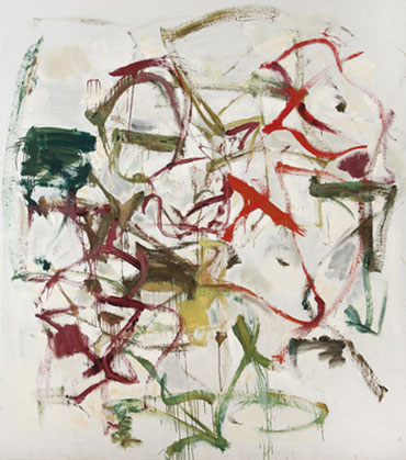 "Untitled" by Joan Mitchell, circa 1958–1959. Oil on canvas, 77 3/4 x 68 1/4 inches. © Estate of Joan Mitchell Courtesy Private Collection, Paris and Hauser & Wirth. Photo: Genevieve Hanson.