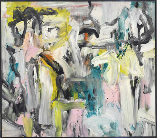 "Untitled IV" by Willem De Kooning, 1978. Oil on canvas, 70 1/4 x 80 1/4 inches. Courtesy of Lévy Gorvy, New York.
