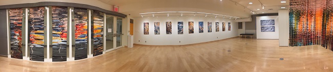 "Rock, Paper, Scissors", a solo show of photography based by JoAnne Dumas, installed at Farmingdale State College. Courtesy of the artist.