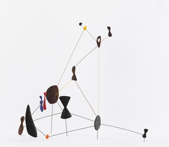 “Constellation” by Alexander Calder, 1943. Wood, wire and paint, 33 x 36 x 14 inches. Courtesy Calder Foundation, New York.