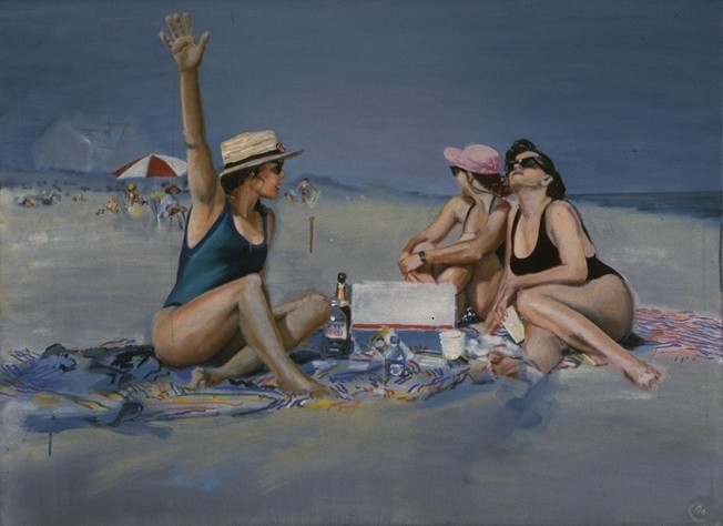 "Painting on Long Island" by Daria Deshuk. Courtesy of the estate of the artist.