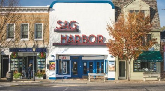 Sag Harbor Cinema before destroyed by fire