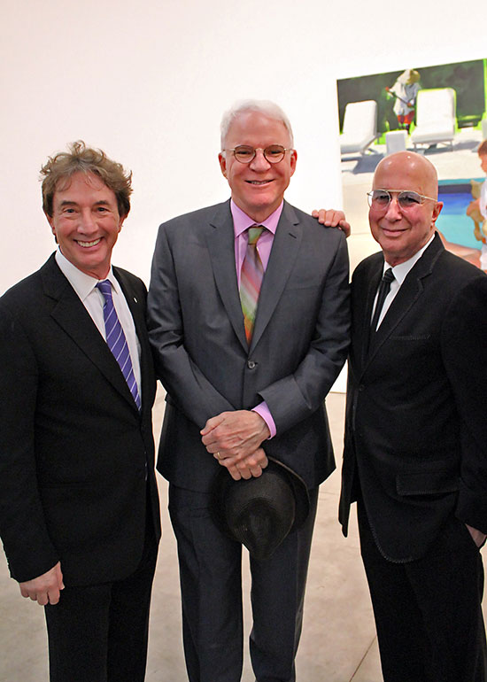 Martin Short, Steve Martin, Paul Schaefer. Photo by Tom Kochie.