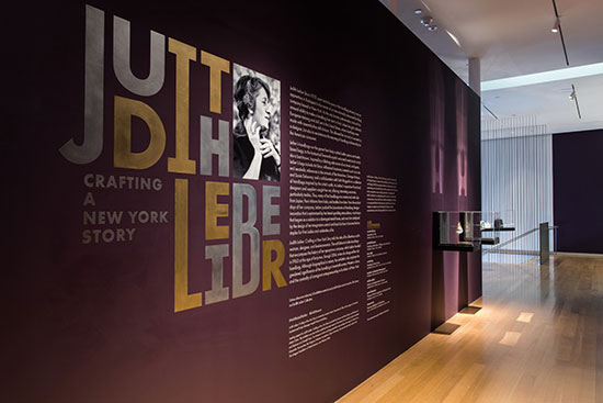Installation view of "Judith Leiber: Crafting a New York Story" at the Museum of Arts and Design. Photo by Jenna Bascom. Courtesy of the Museum of Arts and Design. 