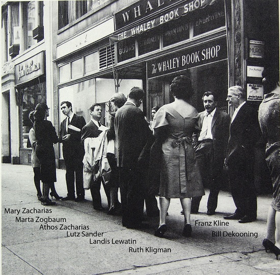 Announcement for a Parsons Gallery exhibition in NYC in the 1950s. Courtesy of Athos Zacharias.