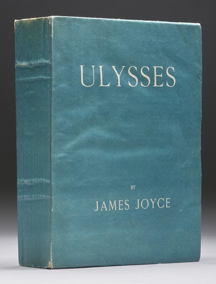 James Joyce (1882-1941). Ulysses. Paris: Shakespeare and Company, 1922. First edition, presentation copy inscribed by the author. The Sean and Mary Kelly Collection. Courtesy The Morgan Library & Museum.