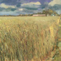 "High Grass on Manor Lane" by Max Moran. Courtesy William Ris Gallery.