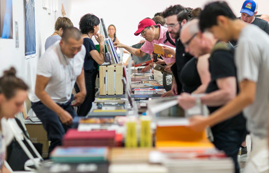 NY Art Book Fair at MoMA PS1, 2017. Photo courtesy Jesse Winter and MoMa PS1.