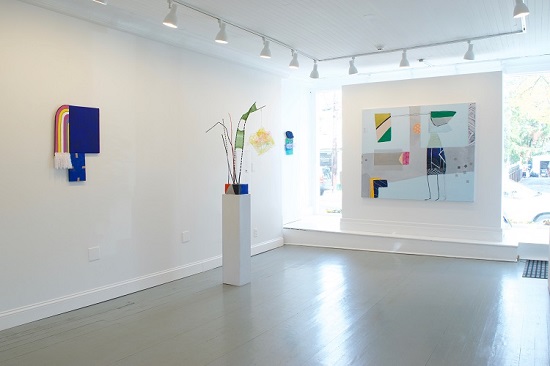Installation of "Fukuko Harris: Colored Air" at MARQUEE Projects. Photo courtesy MARQUEE Projects.