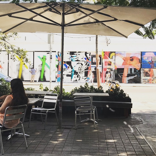 Photo of Bert Stern's installation that opened In Miami, 2018. Photo: Julie Keyes. Courtesy Keyes Art.
