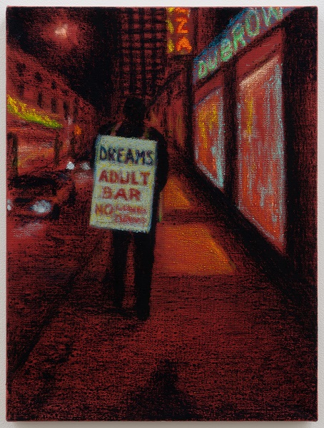 "Dreams I" by Jane Dickson, 2018. Oil stick on linen, 24 x 18 inches. Courtesy James Fuentes LLC. Photo credit: Jason Mandella.