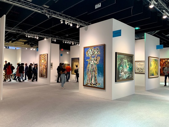Gary Nadar Booth at The Armory Show 2019. Photo by Joanna Gmuender.