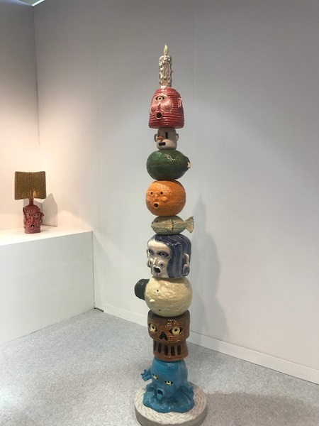 Sculpture by Eric Croes exhibited at The Armory Show 2019 with Sorry We're Closed gallery. Photo by Franklin Perrell.