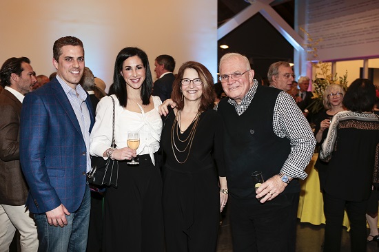 John and Alicia DiCalogero, Janet Fernandez DiCalogero and Vinny DiCalogero at Spring Fling 2019. Courtesy Parrish Art Museum.