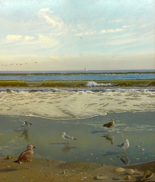 "Larus" by Frank Lind, 2012. Oil on canvas, 84 x 72 inches. Courtesy of the artist. 