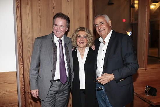 Kevin Maple with Penny and Jay Lieberman attending Spring Fling, 2019. Photo: Eric Striffler. Courtesy of The Parrish Art Museum. 