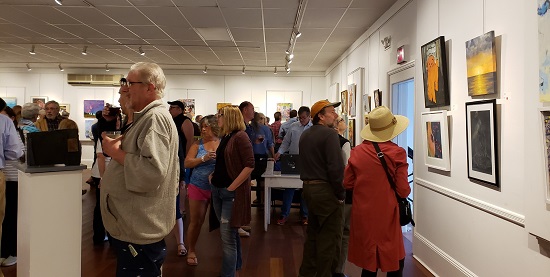 Springs Improvement Society opened its annual Artist Members Exhibition Reception on May 24, 2019 to support the mission of SIS. Photo: Pat Rogers. 
