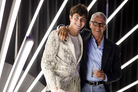 Larry Milstein and Chad Leat attend the Parrish Art Museum Midsummer Party, July 2019. Photo: Carl Timpone/BFA.com. Courtesy Parrish Art Museum.