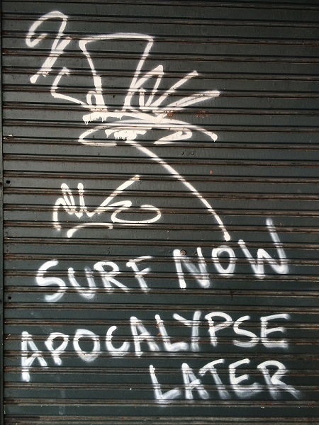 "Surf Now Apocalypse Later." Photo by Steve Miller. Courtesy Glitterati Editions.