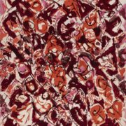 "Untitled" by Lee Krasner, 1963. Oil on canvas, 54 x 46 inches. Purchased with aid of funds from the National Endowment for the Arts. Photo by Gary Mamay. Courtesy Guild Hall.