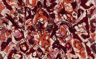 "Untitled" by Lee Krasner, 1963. Oil on canvas, 54 x 46 inches. Purchased with aid of funds from the National Endowment for the Arts. Photo by Gary Mamay. Courtesy Guild Hall.