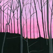 "Pink Sky at Night" by Carly Haffner, 2018. Courtesy Guild Hall.