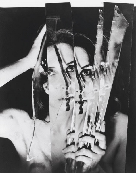 "Eye Body: 36 Transformative Actions for Camera" by Carolee Schneemann, 1963/2005. Eighteen gelatin silver prints. 24 x 20" each (61 x 50.8 cm). The Museum of Modern Art, New York. Gift of the artist. © 2017 Carolee Schneemann. Courtesy MoMA PS1.