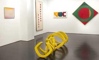 Installation view of "Specific Forms" at Loretta Howard Gallery